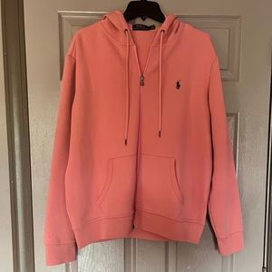 Polo Ralph Lauren Pink Zip Up Hoodie